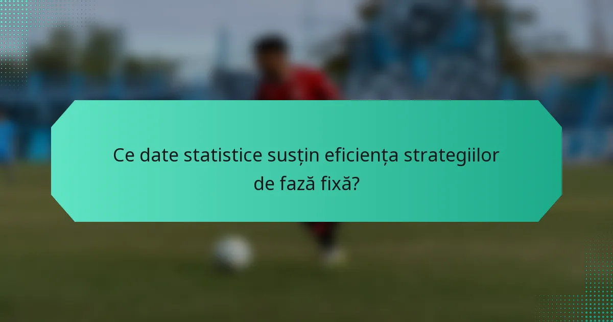 Ce date statistice susțin eficiența strategiilor de fază fixă?